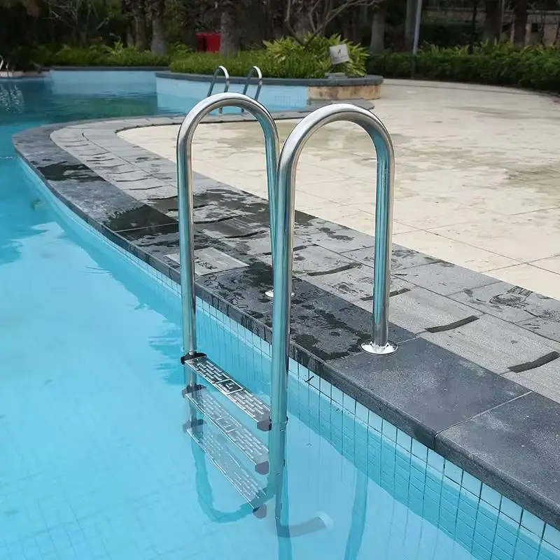 

Hot Selling Premium 304/316 Stainless Steel Swimming Pool Ladder Export Quality Pool Steps