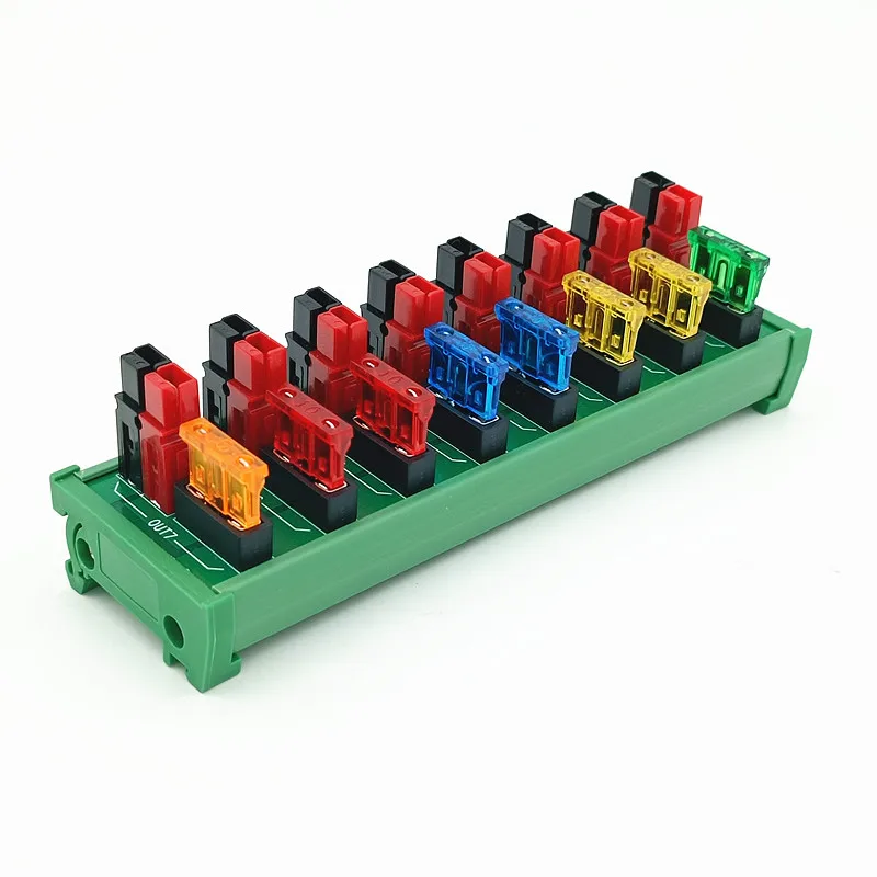 PS-7 DIN Rail Mounting  8-Port Power Splitter Anderson Connector Distributor DC36V 45A.