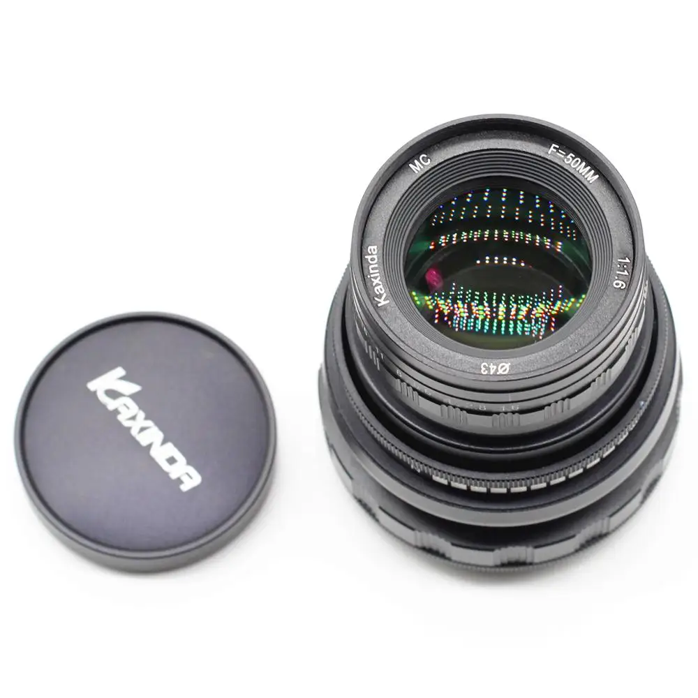 Kaxinda 50mm f/1.6 Tilt Shift Manual Lens for Sony FE E mount Fujifilm X Olympus Panasonic M43 MFT Canon EF-M Mirrorless Camera