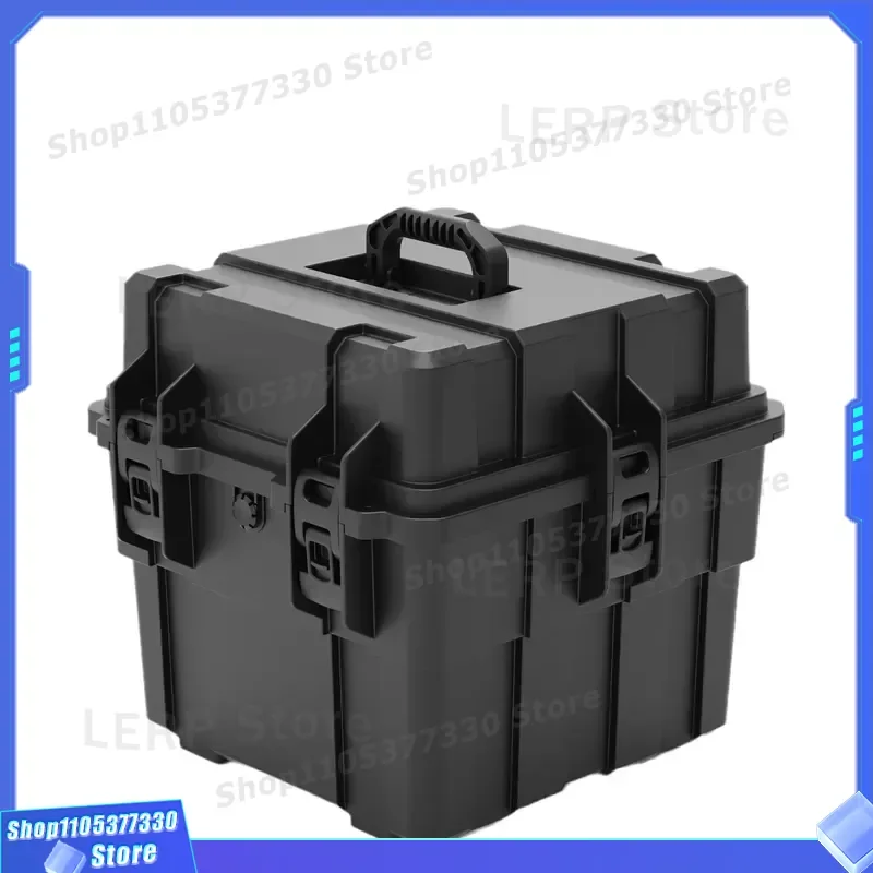 YF-3737T Portable Vinyl Record Storage Case for Wine Bottles and Musical Instruments Safe Carry Box with Handle Durable