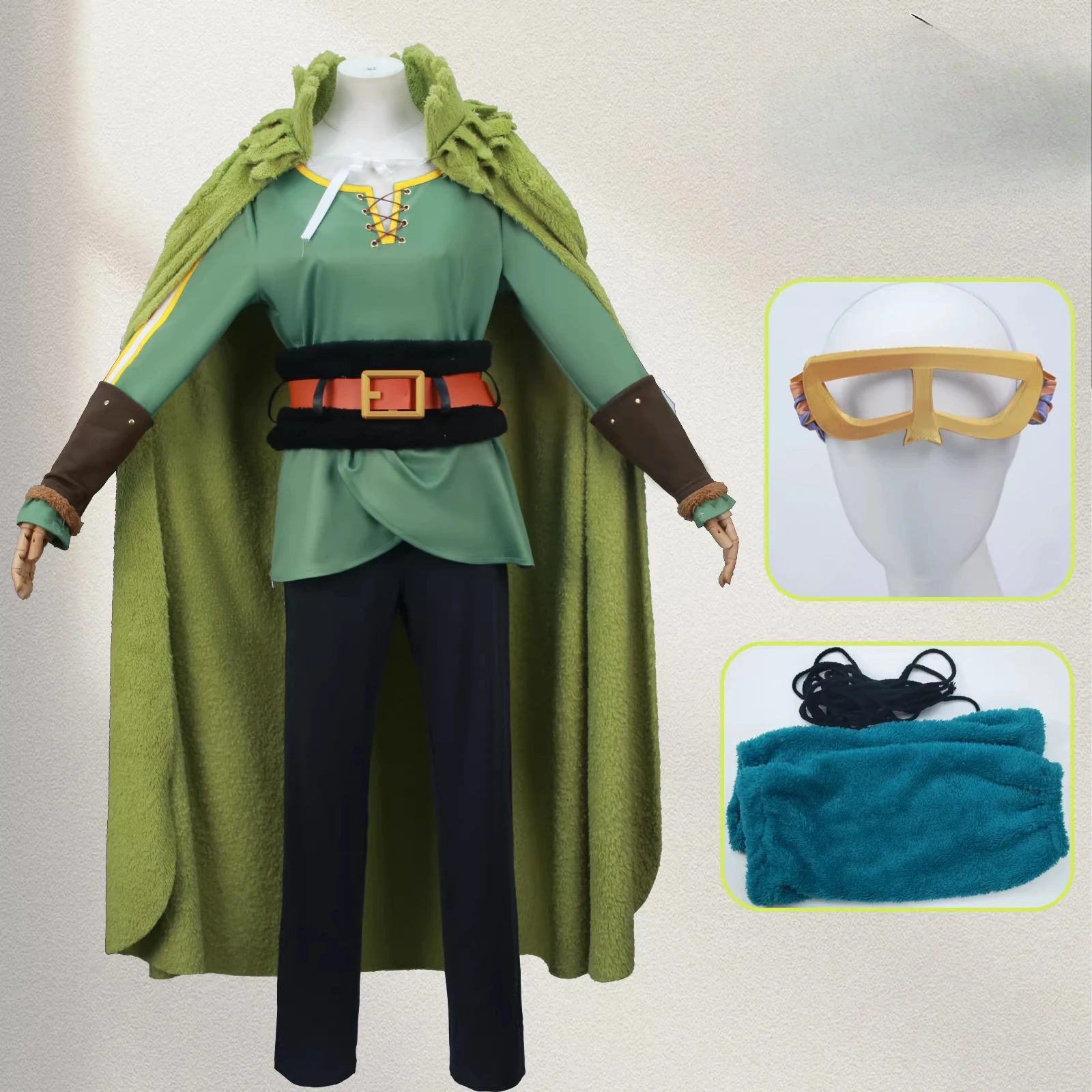 

Roronoa Zoro Elbaph Straw Hat Pirates Anime OP Zoro‌ Cosplay Costume Halloween party new men women cloak belts Gloves uniform