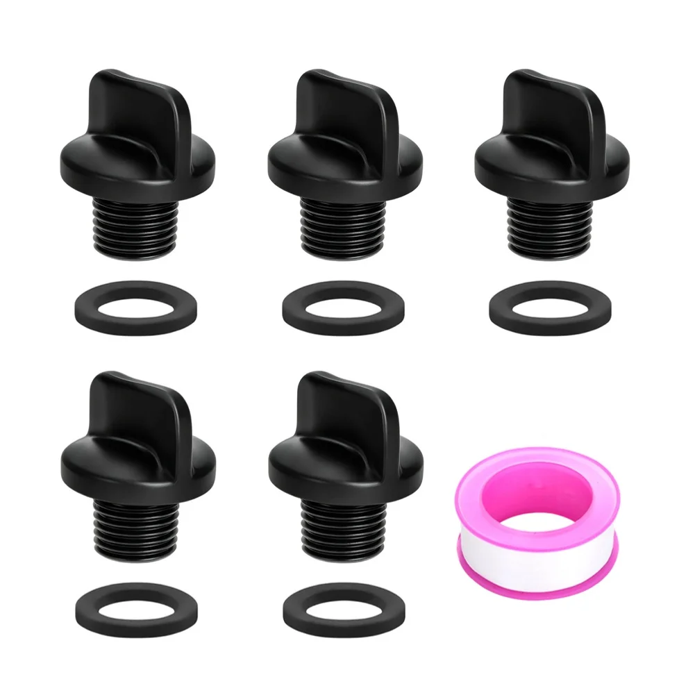 R0446000 Compatible Lock Nut Set 5-Piece with O-Rings for Sustained Performance in Residential Pool Applications
