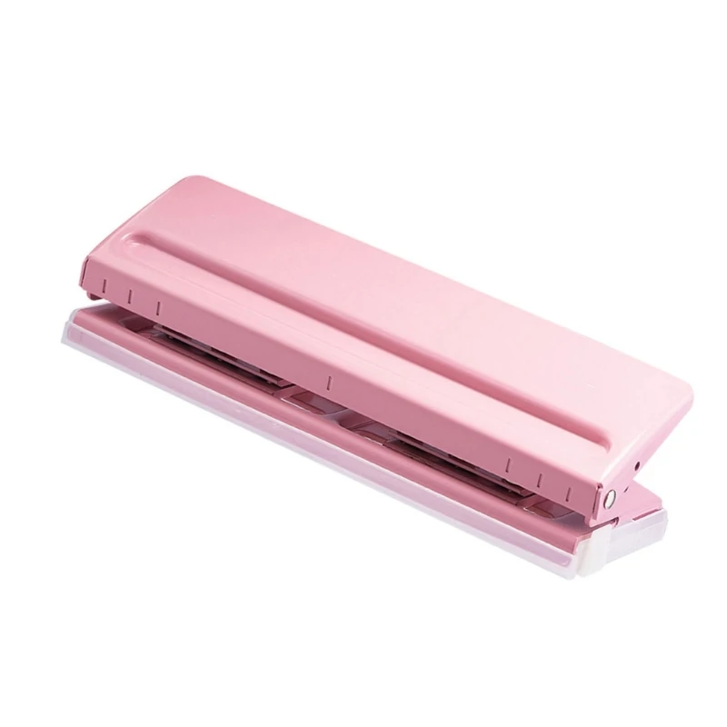 6 Hole Portable Handheld Hole Puncher, Daily Paper Puncher for Loose Leaf