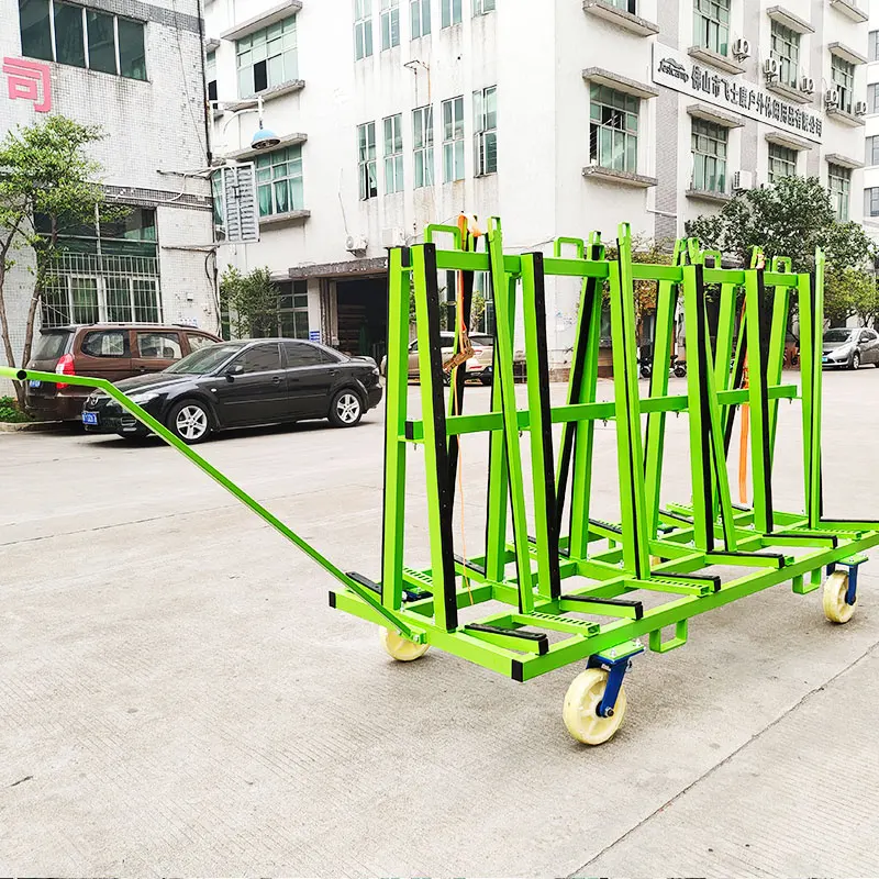 Multiple Purpose Heavy Duty Granite Marble Slab Storage Rack Display For Transport Rack 2.5m Type A Trolley Glass Steel Rack