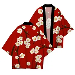 Summer Samurai Kimono Men Cosplay Japanese Fashion Vintage Haori Streetwear Kimono Yukata Cardigan Stylish Resort Robe