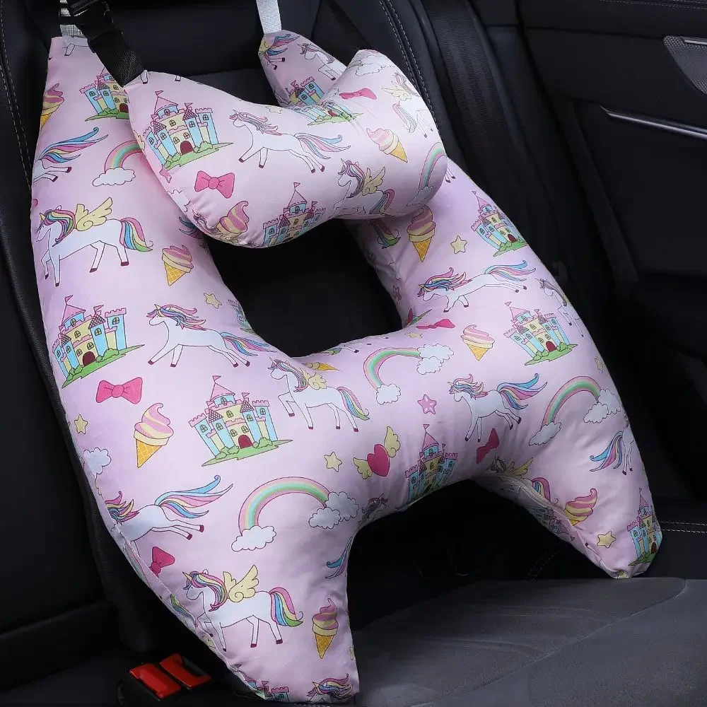 

H-Shaped Kid Car Sleeping Head Support Car Travel Pillow with Headrest for Kids and Adults for Head, Neck, Arm Supports