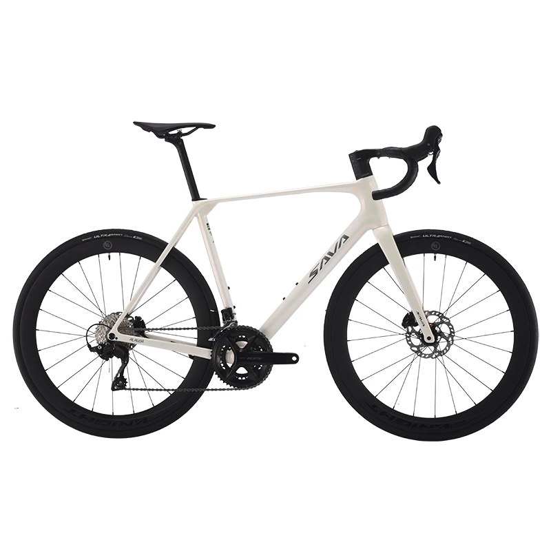 

SAVA 2026 Alauda-ADV Carbon Fiber Road Bike, Hydraulic Disc Brakes Adult Bike