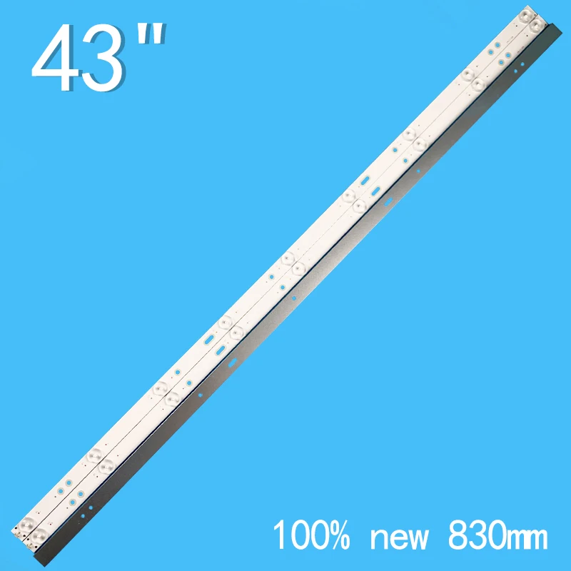 830 มม.3 ชิ้น x LED Backlight แถบ 9-LEDs สําหรับ MS-L1143 V2 A3 114-117LM 3.0-3.2V 19WR