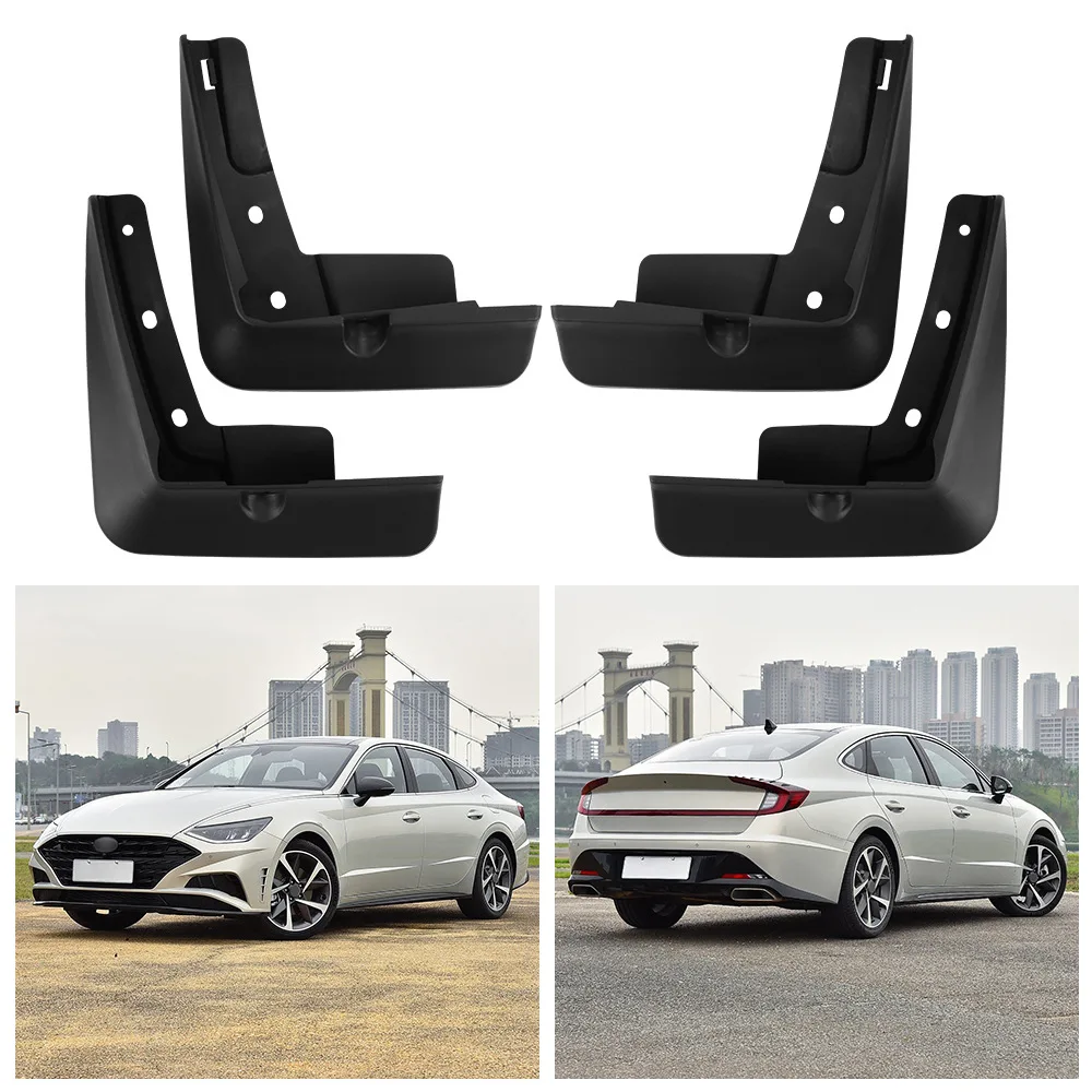 

Exterior 4pcs Car Mudflaps For Hyundai Sonata DN8 10th Mud Flaps 2020 Mudguards Splash Guards Mud Flaps Mud Fenders Accessories