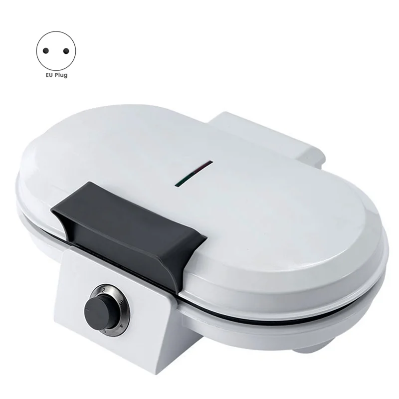 صانع الإفطار الساخن ABVI صانع الوافل ذو اللوحة المزدوجة صانع الإفطار متعدد الوظائف بمقبس الاتحاد الأوروبي