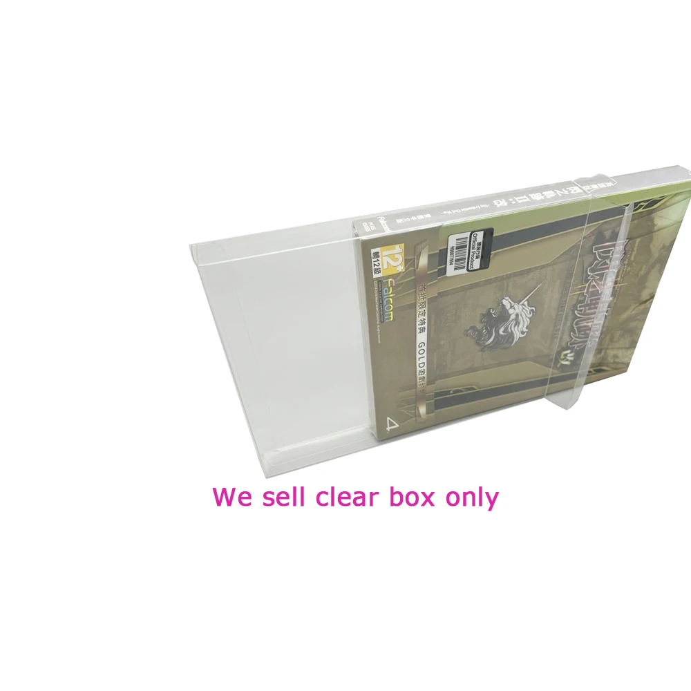 Transparent Clear box For PS4  Trails of Cold Steel limited  version  plastic collection storage protective box