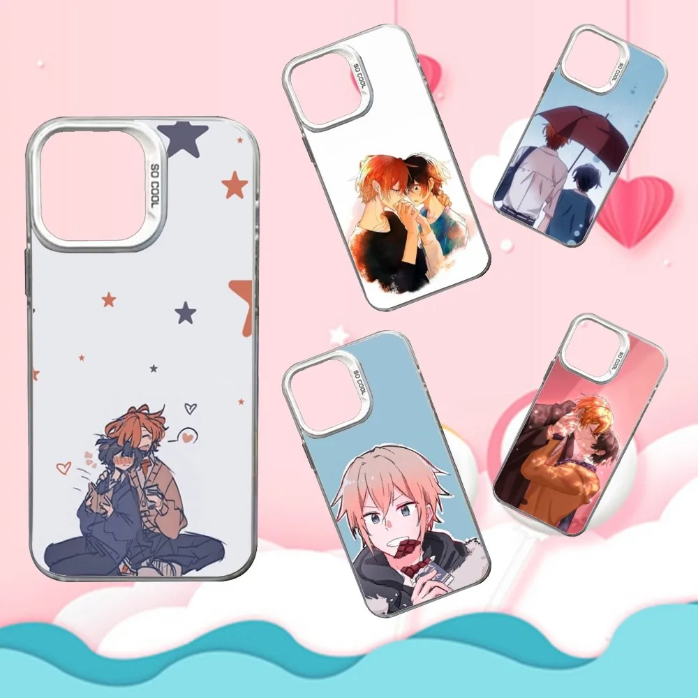 

Comics S-Sasaki To M-Miyano Phone Case For iPhone 16,15,14,13,12,11,Mini,Pro,SE,MAX White Matte Shockproof Cover