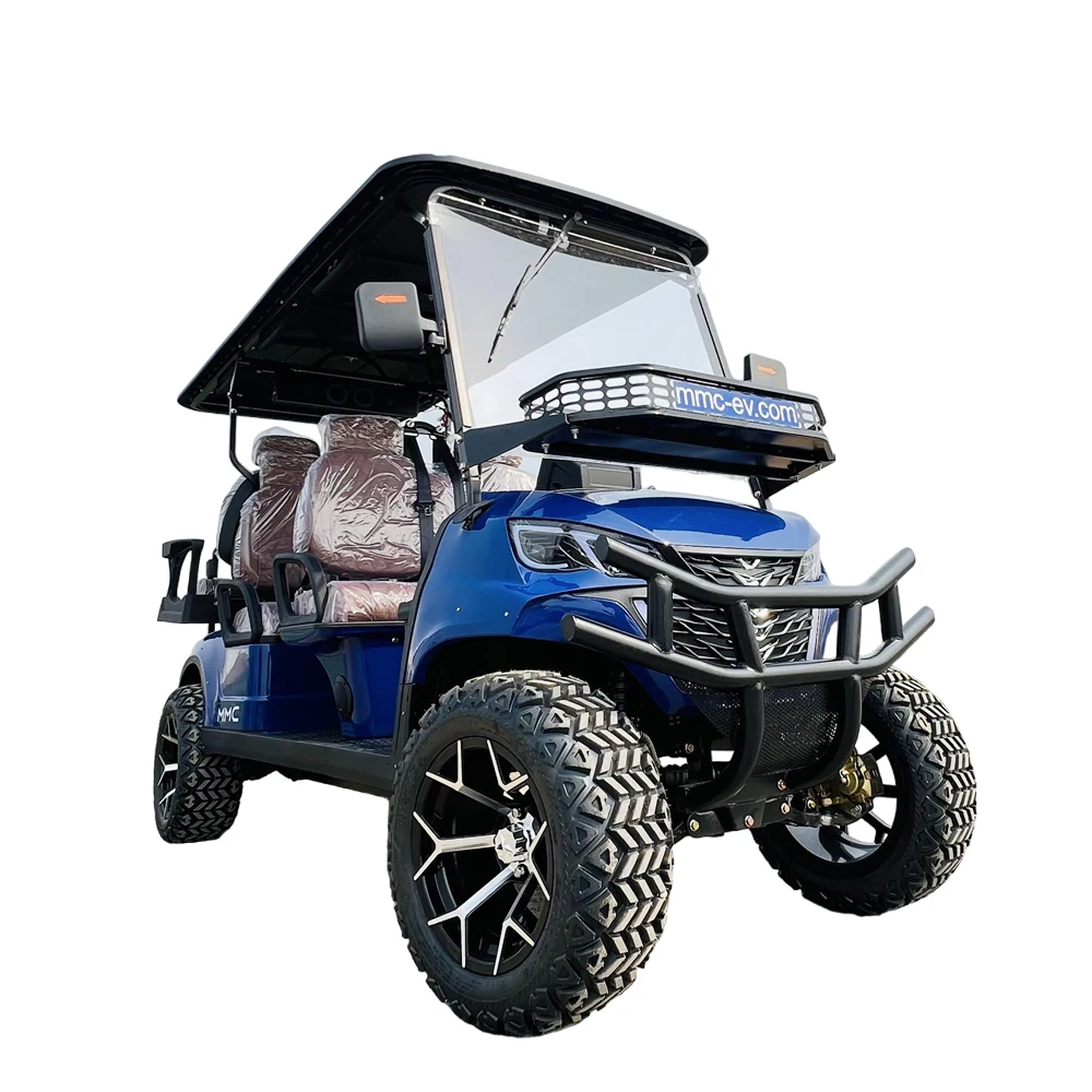 Multiple Colors Battery Motor Seat Tire Sound System Rain Curtain Ice Bucket Golf Cart Hunting Cart Off-Road Cart For Sale