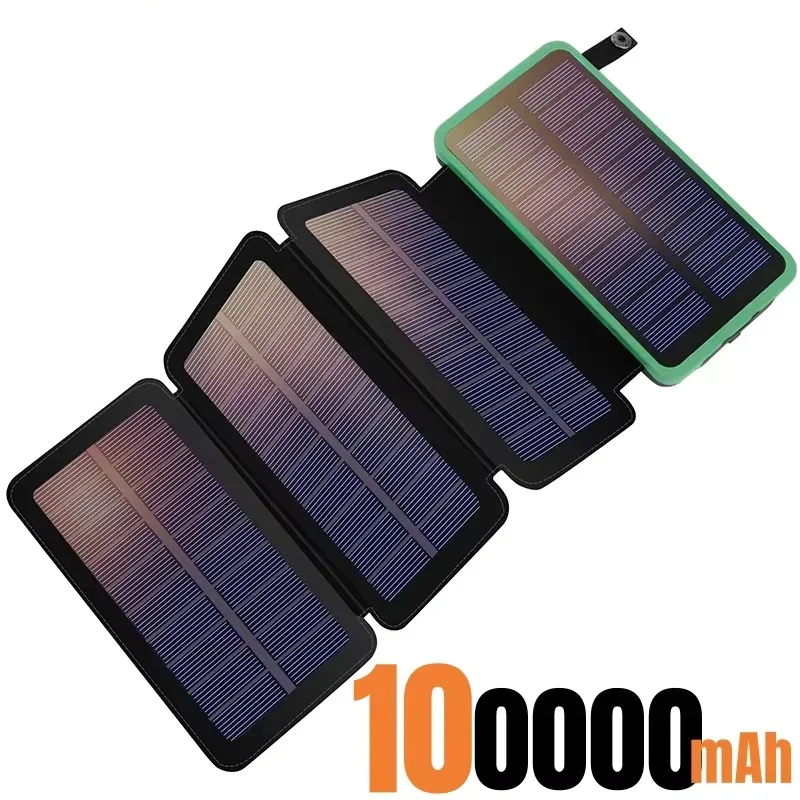 200000mAH zonne-energiebank opvouwbare zonnepanelen 5V 2A USB-uitgang draagbaar buiten kamperen zonne-energie voor iPhone Android