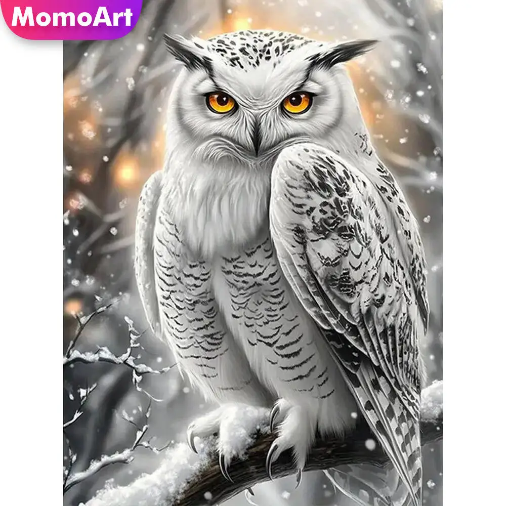 Momoart Katze Diamant Malerei Tier bunte Diamant Mosaik Bild Strass Mond Wand Dekor