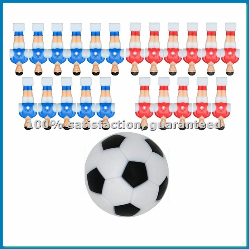 

Набор из 1 фигурки игрока для настольного футбола (футбол-настольный), мини-фигурка для настольного футбола, замена для игрока в настольный футбол - ABHG