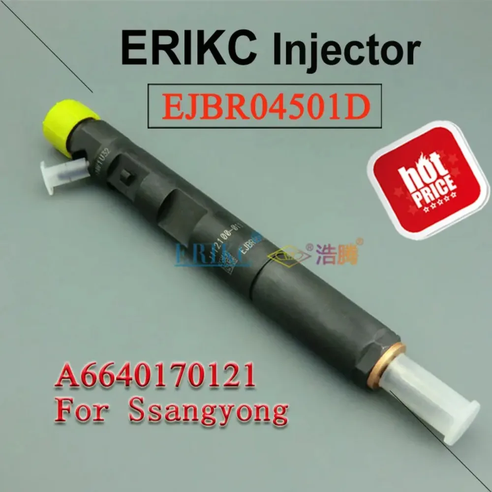 

ERIKC EJBR04501D 6640170121 Diesel Common Rail Injector 4501D R04501D 04501D Assy for DELPHI Ssangyong Actyon Kyron 200 2.0L