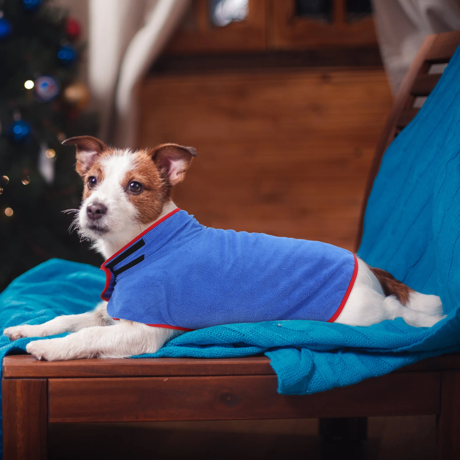 

Pet Absorbent for Cats Dogs Large Small Grooming Blue Wrapping Cloth Dog Bathrobe For Drying Dogs Quick Drying Portable Travel