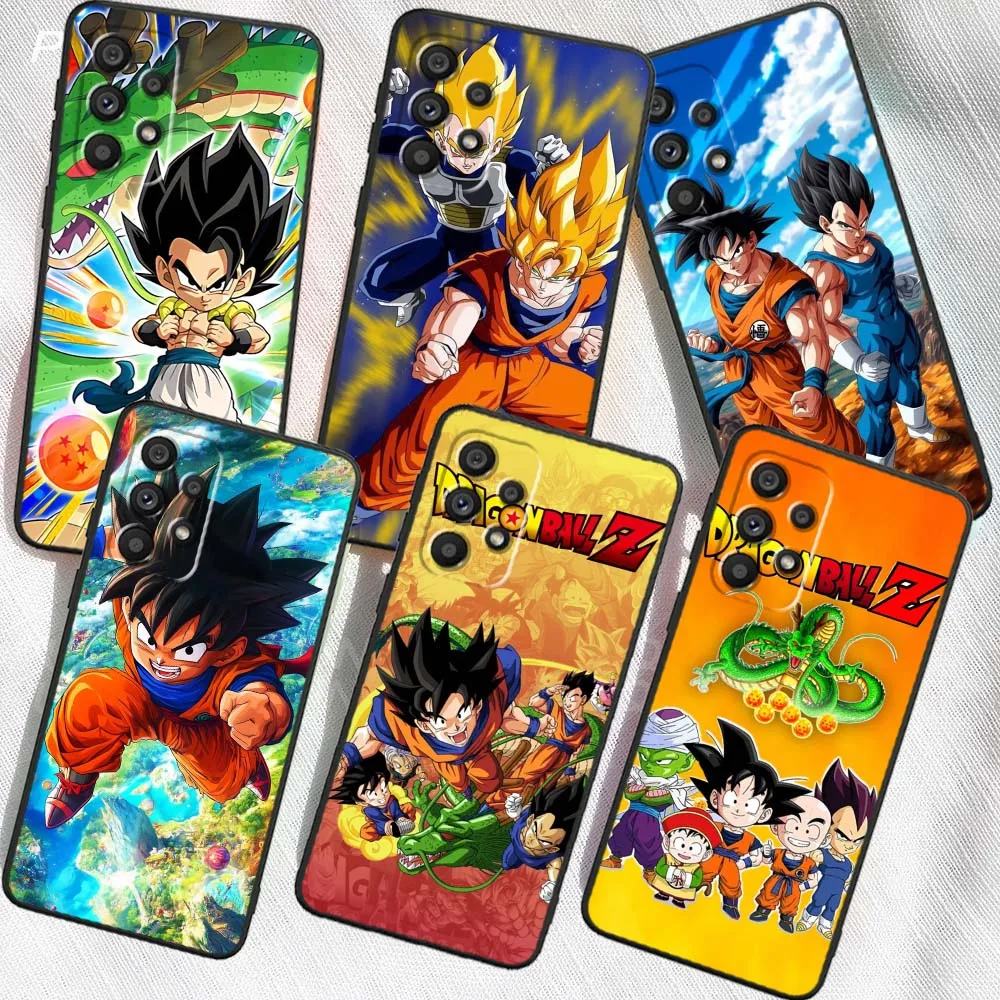 

Trendy Anime Son Goku Phone Case For Samsung A42 A41 A35 A34 A33 A32 A25 A24 A23 A21s A04 A03 Note 20 Ultra 5G Black
