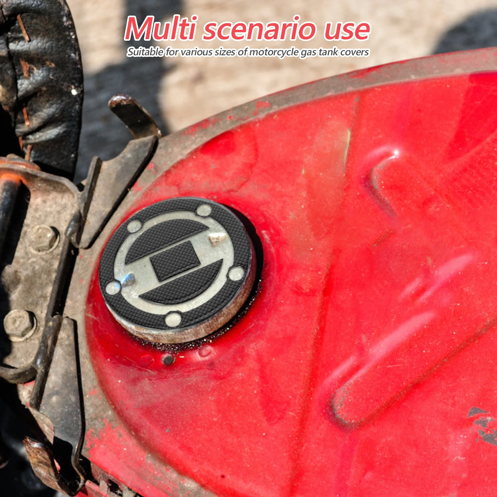 

1 комплект, наклейка на крышку бензобака для мотоцикла, прочная защитная наклейка на крышку бака, легкая наклейка, аксессуары для мотоциклетного бака, совместимые