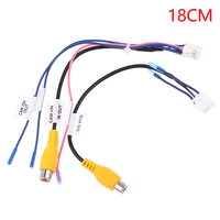 1PC For Car Stereo Radio DVD Radio Monitor Cable Connector 10Pin Rear View Backup Camera Cable Adaptor RCA