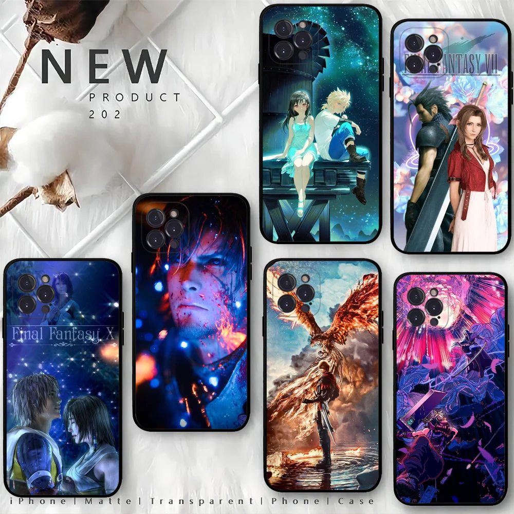 Game F-Final Fantasy VII Phone Case For iPhone 15 14 11 12 13 Mini Pro XS Max Cover 6 7 8 Plus X XR SE 2020 Funda Shell