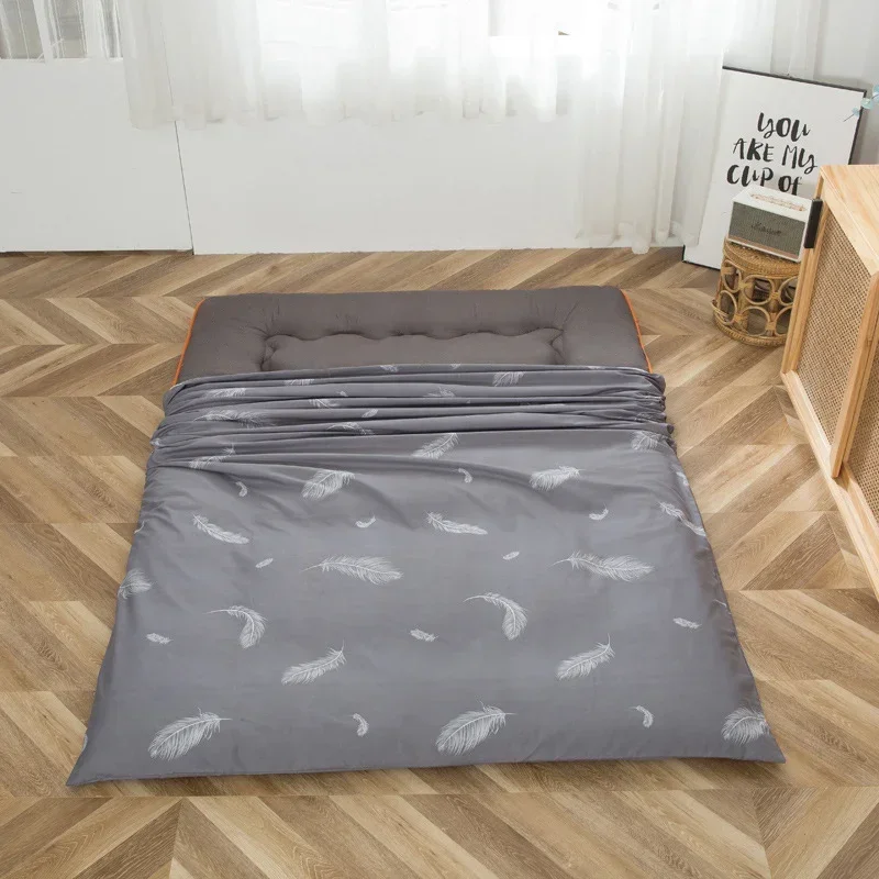 All-inclusive Mattress Cover Skin-friendly Polyester Zipper Dust Cover Rectangle Bed Futon Floor Cushion Tatami Mat Protector