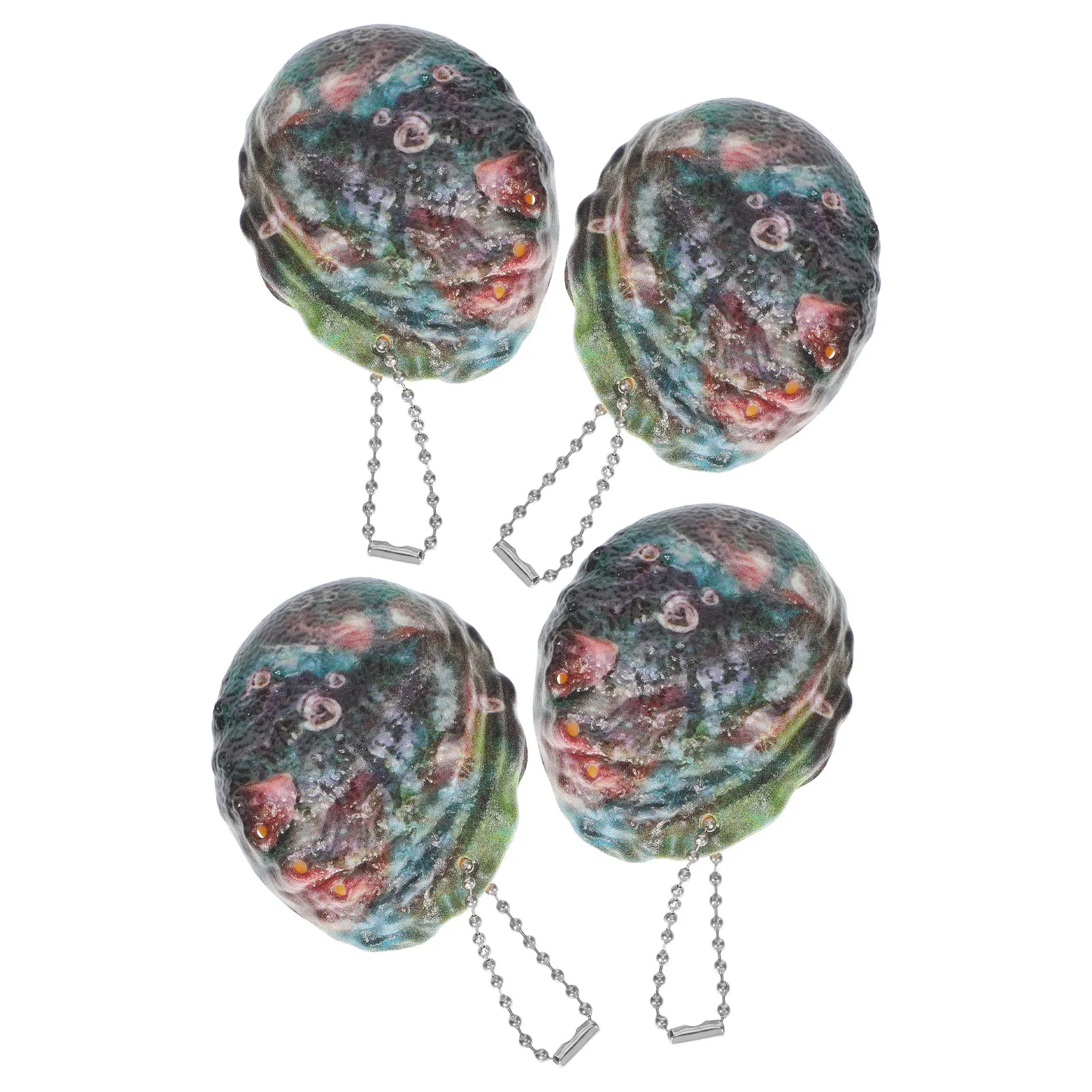 Pistola de agua a presión con forma de concha de abulón, 4 unidades, para jugar al aire libre en la piscina y la playa en verano, rociador de agua para niños, juguetes divertidos para rociar agua