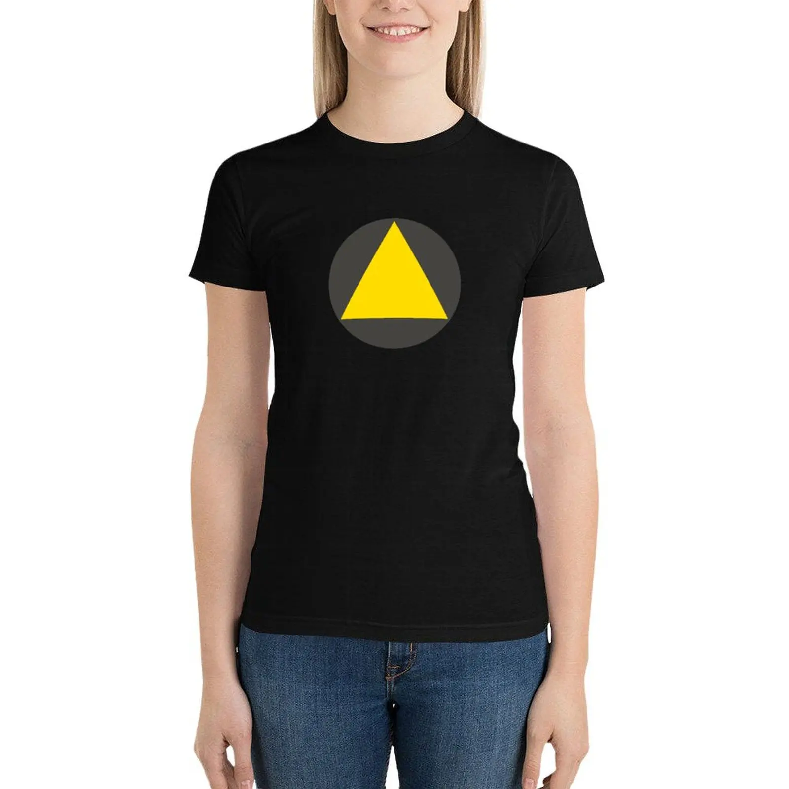 Legion Triangle! T-Shirt female Short sleeve tee oversized Female clothing Women t shirt