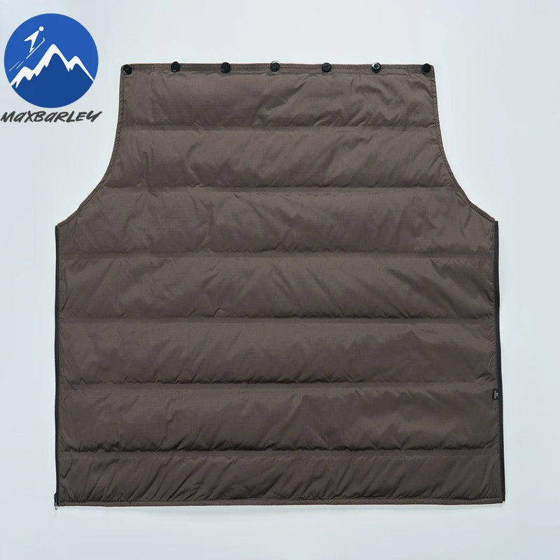 معطف صوفي للرجال من Maxbarley سميك للعمل في الهواء الطلق، سترات مبطنة دافئة من ريش الإوز، سترات شتوية خفيفة الوزن للسفر
