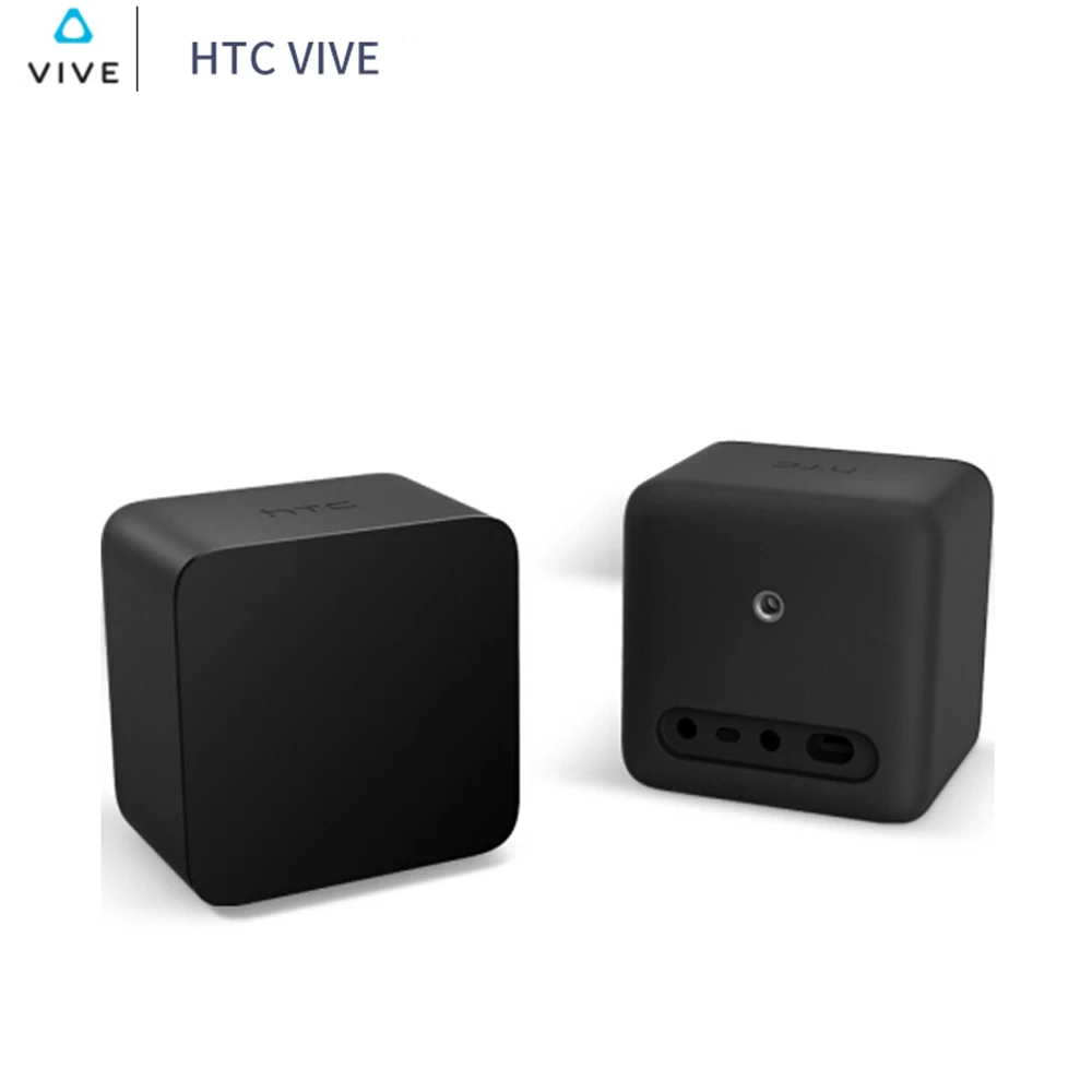 محطة قاعدة HTC Vive SteamVR الرسمية 1.0 - تتبع VR بمقياس الغرفة، أجهزة استشعار الحركة الدقيقة لسماعات Vive/Index