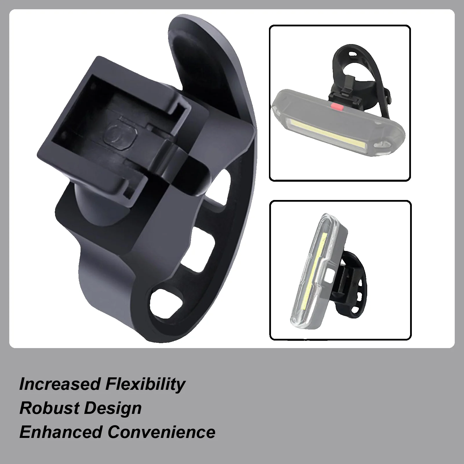 Cycling Tail Light Mount Strap Silicone Light Mount Band Replacement Fixing Strap Adjustable Light Holder ﻿