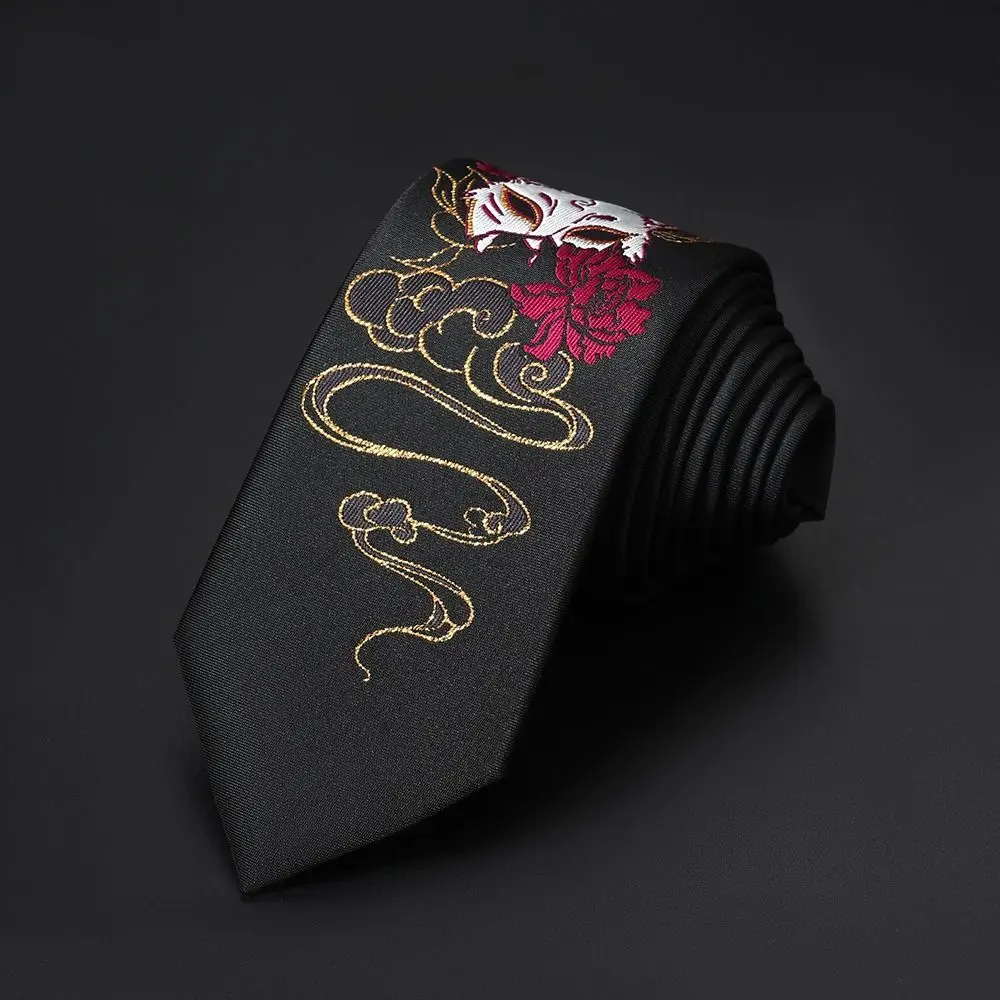 Costume Accessories Props Antiquity Women Shirt Ties Chinese style Jacquard JK Uniform Ties Cosplay Tie Men Ties Anime Neck Tie