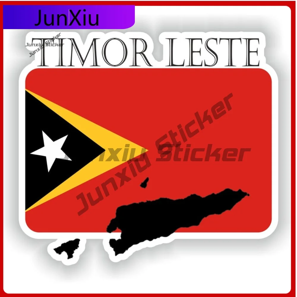 

Timor Leste Country Project Flag Trendy Vehicle Body Decoration Works Well On Smooth Auto Exterior Areas