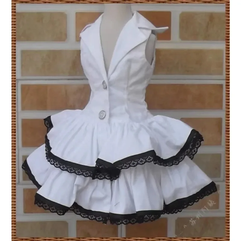 [Nur Kleidung] 1/3 1/4 1/6 Maßstab Modische Vielseitige Ärmellose Anzugweste Kleid für Große Puppen BJD Actionfigur Körper – Detail 4