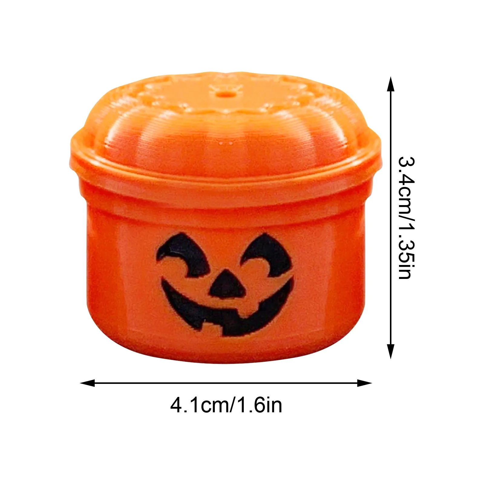 Pumpkin Bucket Halloween Pumpkin Buckets Small Treat Trick Or Buckets Holder Pail Mini Kids Basket Plastic Lantern Baskets