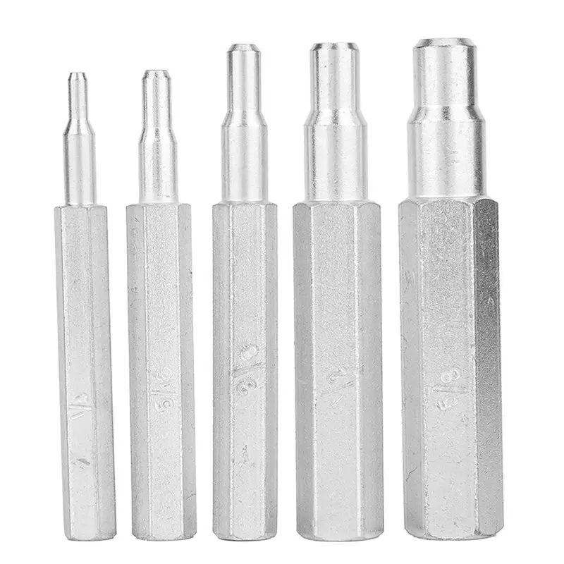 [A92P!】 Copper Tube Expander Swaging Punch Tool Set(5Pcs), For HVAC For Air Conditioning& Refrigeration Equipment