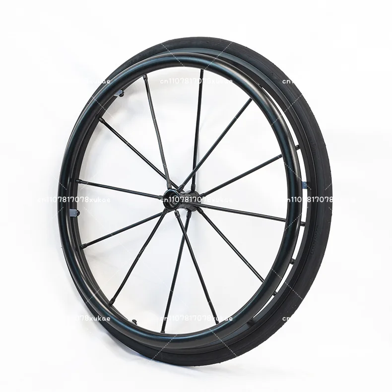 Wheelchair Large Wheel Group Bold Hand Push Ring Universal 24-inch Sports Wheelchair Inner and Outer Tire Assembly 24X1 Tire