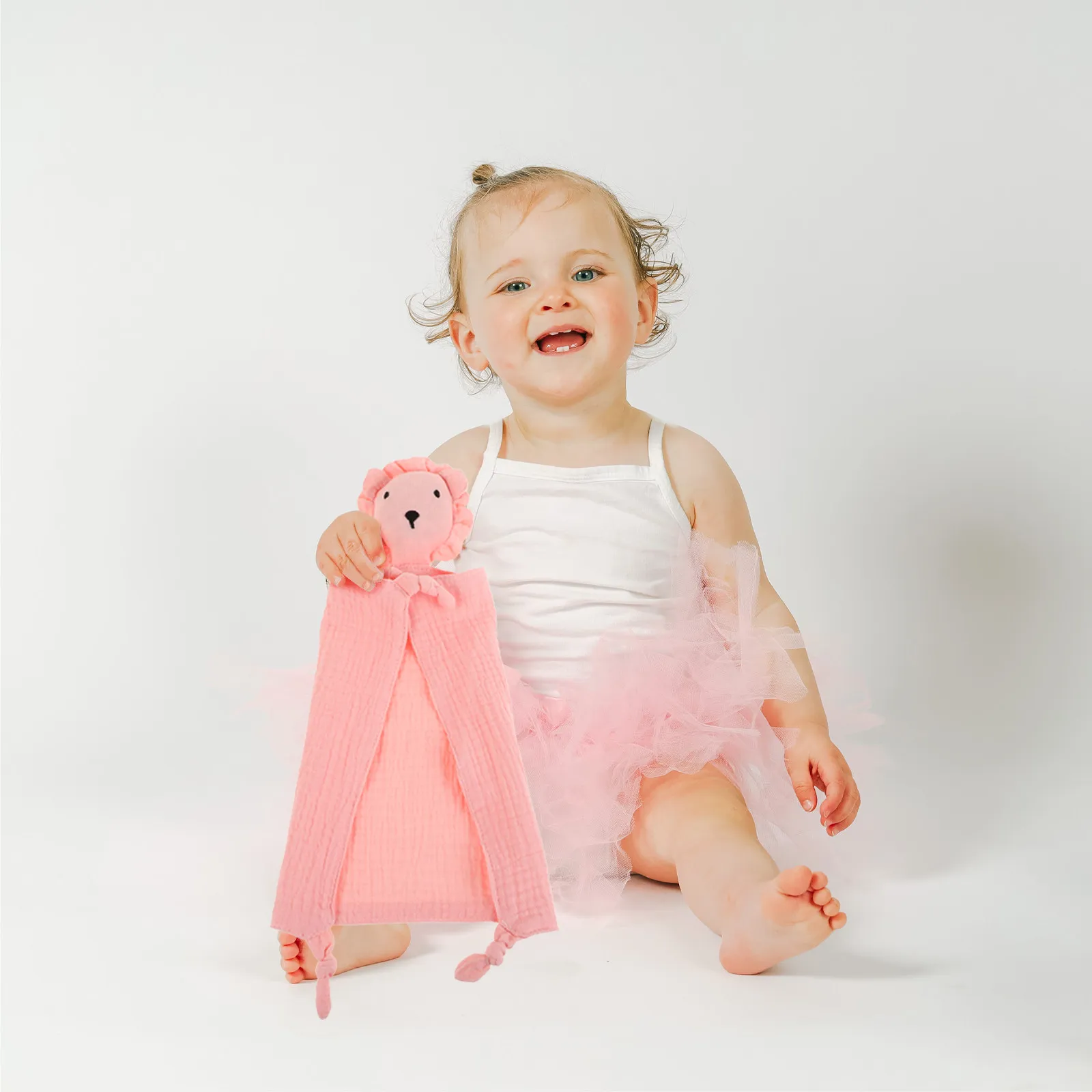 Copertina Morbida in Mussola per Neonati con Design a Volpe, Coperta di Sicurezza Antirughe per Dentizione e Sonnellino Confortevole