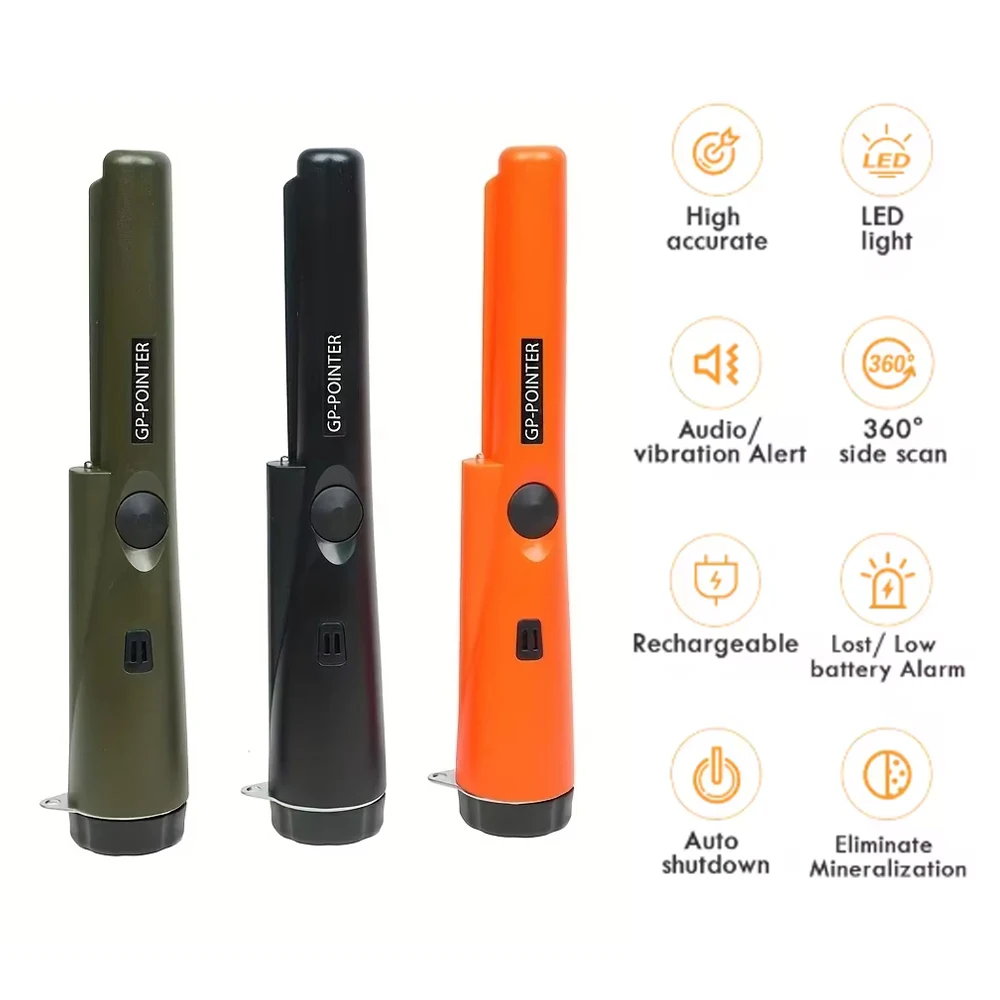 เครื่องตรวจจับ GP-Pointer อัจฉริยะ IP66: สัญญาณเตือนที่ไวต่อความใกล้เคียง + 360 °   การสแกน |   การปรับแต่งอัตโนมัติ + ใบมีดสัมผัส + การสั่นสะเทือน/เสียง 2-in-1