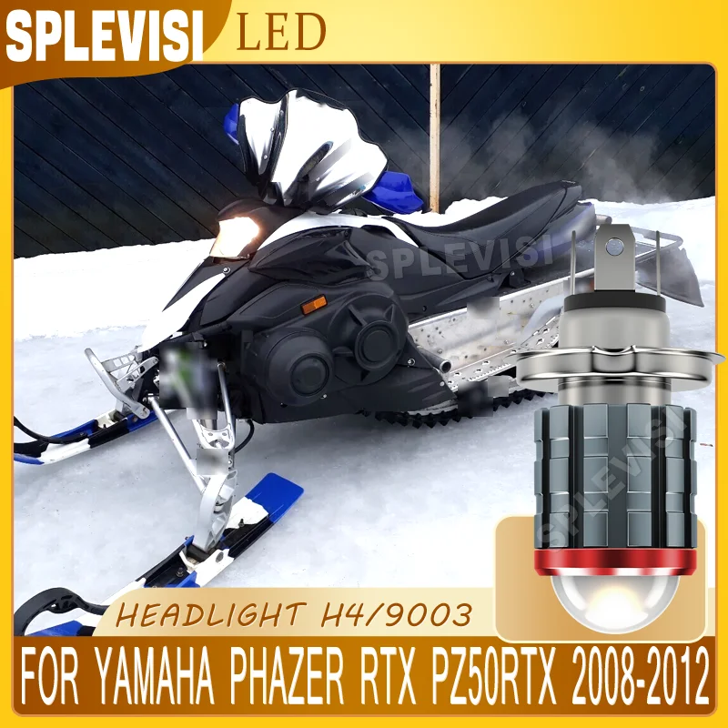 

LED Motorcycle Headlight Waterproof Long Lifespan High-Performance HiLo For Yamaha Phazer RTX PZ50RTX 2008 2009 2010 2011 2012
