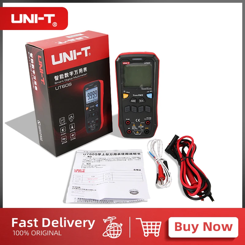 uni t digital multimetro inteligente ut60s ut60bt 1000v ac dc voltimetro amperimetro true rms medidor de frequencia capacitor testador de temperatura 01