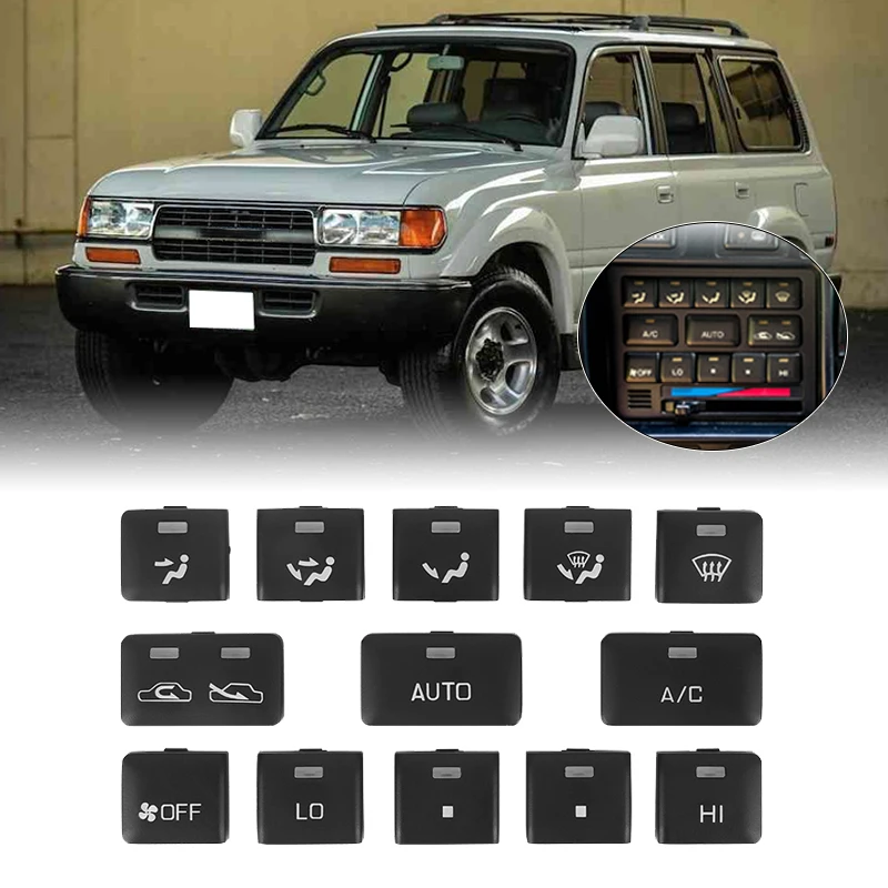 1 Set Car AC Climate Control Switch Button for Toyota Land Cruiser