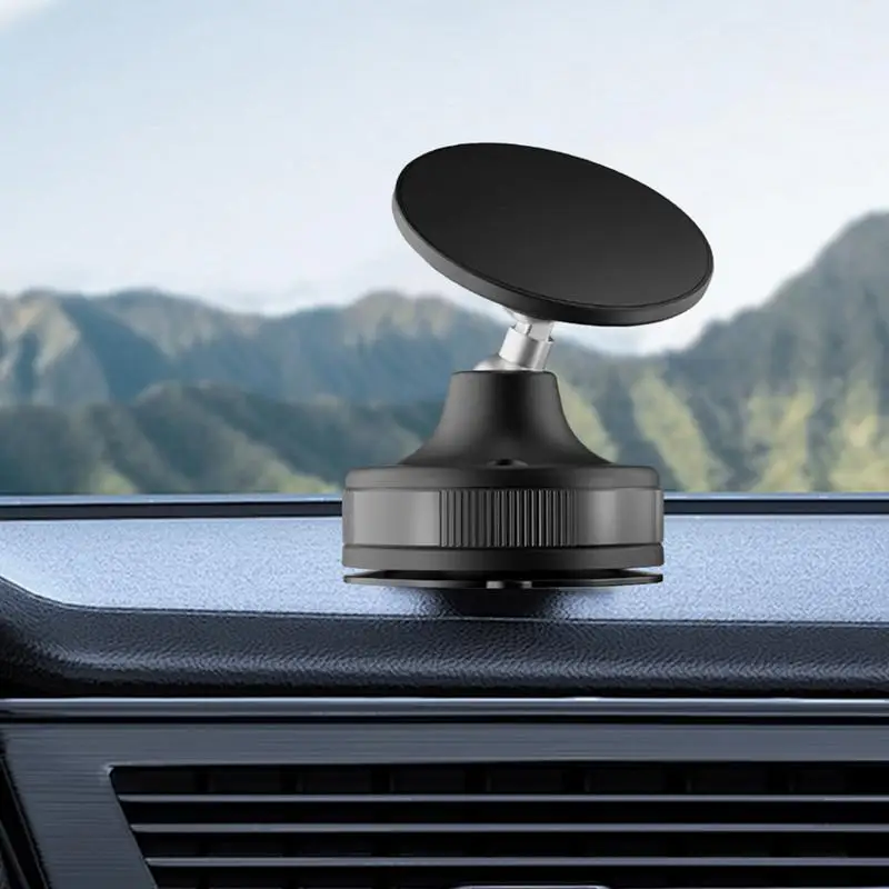 

Portable Vacuum Magnetic Phone Stand Double Magnetic Suction Cup Foldable Storage Stand Car Interior Accessories
