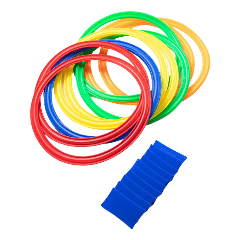 

Hopscotch Training Equipment Tools for Kids Toy Multi-Colored Plastic Rings Child Toys