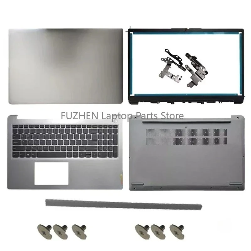 New For IdeaPad 1 15ADA7 15AMN7 Laptop LCD Rear Cover Front Frame Palm Pad Keyboard Bottom Cover hinge Cover
