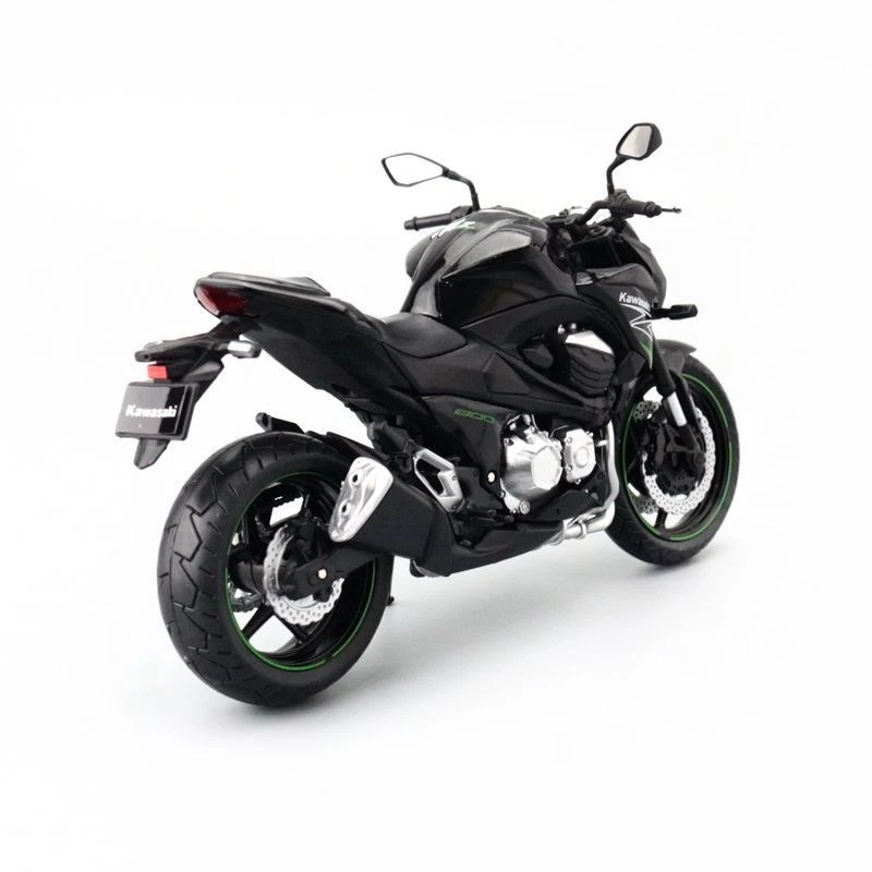 Modelo de motocicleta de campo traviesa de carreras de aleación Kawasaki Ninja Z800, juguete de Metal de simulación, modelo de motocicleta de calle, regalo para niños, 1/12