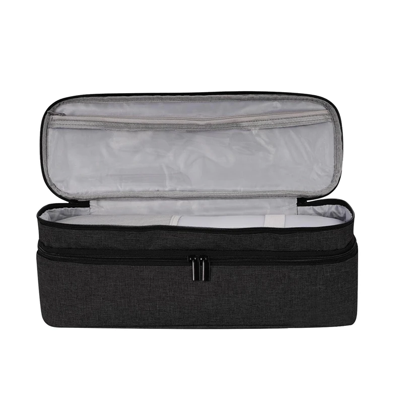 

1 PCS Travel Carrying Case 2-Layer Black For Revlon One-Step Hair Dryer Brush/Volumizer/Styler/Hot Tools, For Hair Sensation Pro