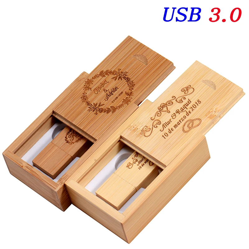 عالية السرعة هدية الزفاف USB 3.0 محرك فلاش شعار مجاني القلم محرك التصوير صندوق الذاكرة عصا 64 جيجابايت/32 جيجابايت/16 جيجابايت/8 جيجابايت/4 جيجابايت U القرص