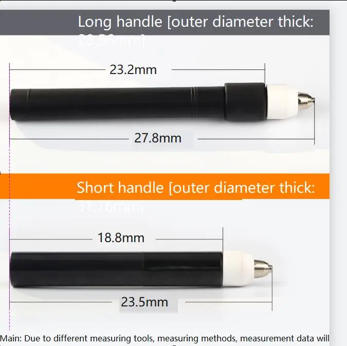 P80A Plasma Cutting Machine Torch Gun Head Torch Straight Handle Straight Pen Type Porcelain Mouth